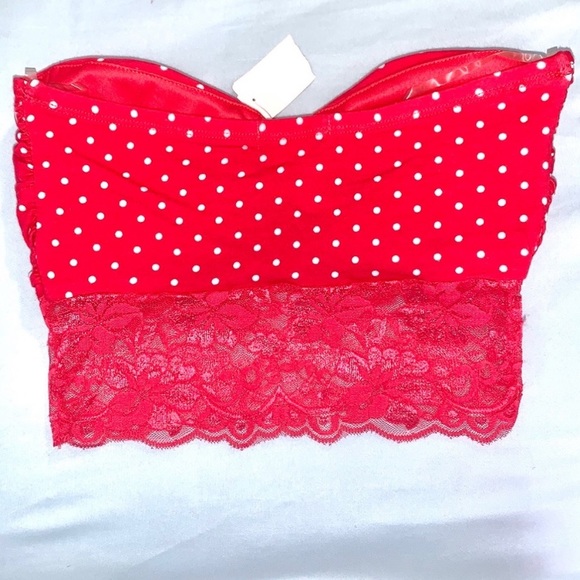 Polka Dot Crop top Size S - Picture 2 of 8